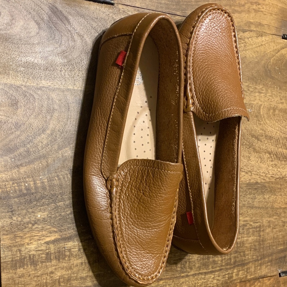Marc Joseph Brown Leather Loafers - Picture 2 of 4